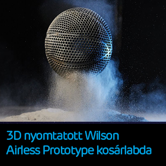 3D nyomtatott Wilson Airless kosárlabda